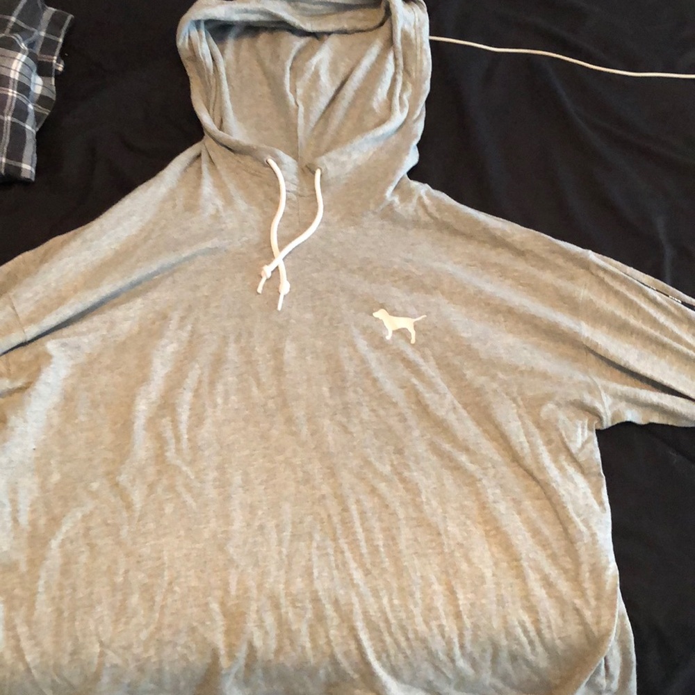 pink sweatshirt